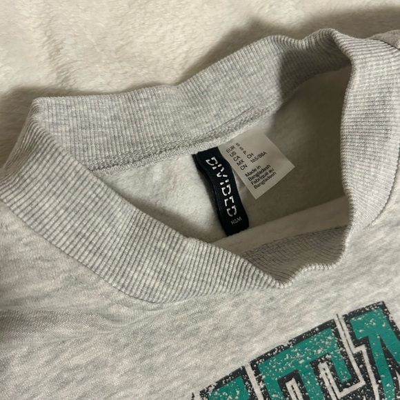 H&M - Heather Grey Sweatshirt Dress, gently worn - Size: Small - Picture 6 of 6